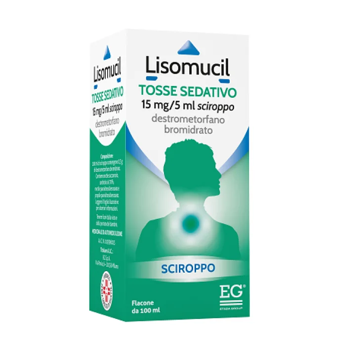 LISOMUCIL TOSSE SEDATIVO SCIROPPO 15MG/5ML 100ML