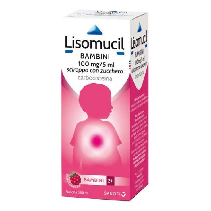 LISOMUCIL BAMBINI 100MG/5ML SCIROPPO CON ZUCCHERO 2% 200ML