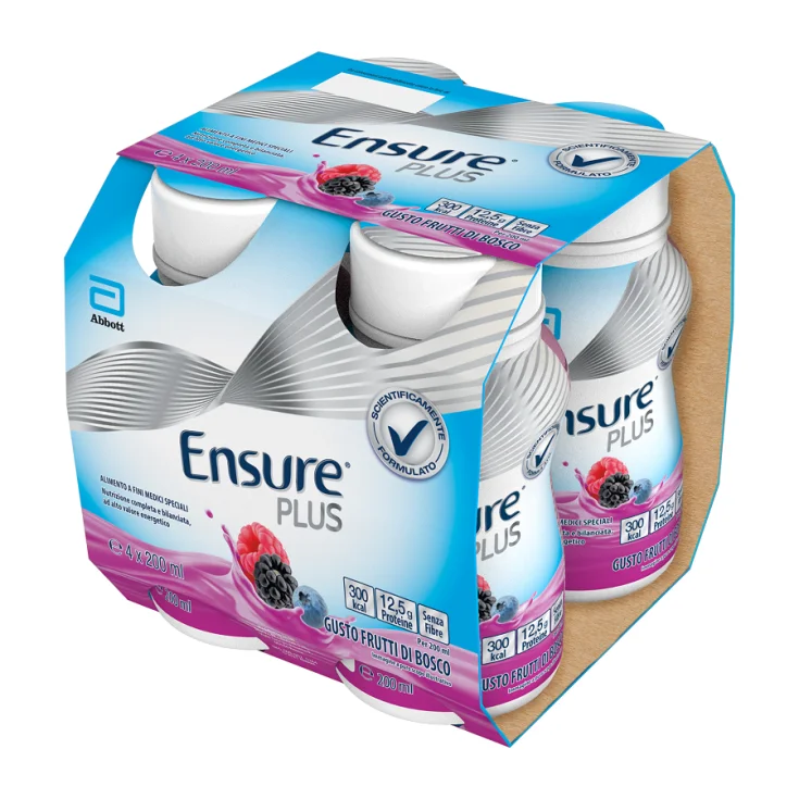 ENSURE PLUS FRUTTI DI BOSCO ABBOTT 4X200ML