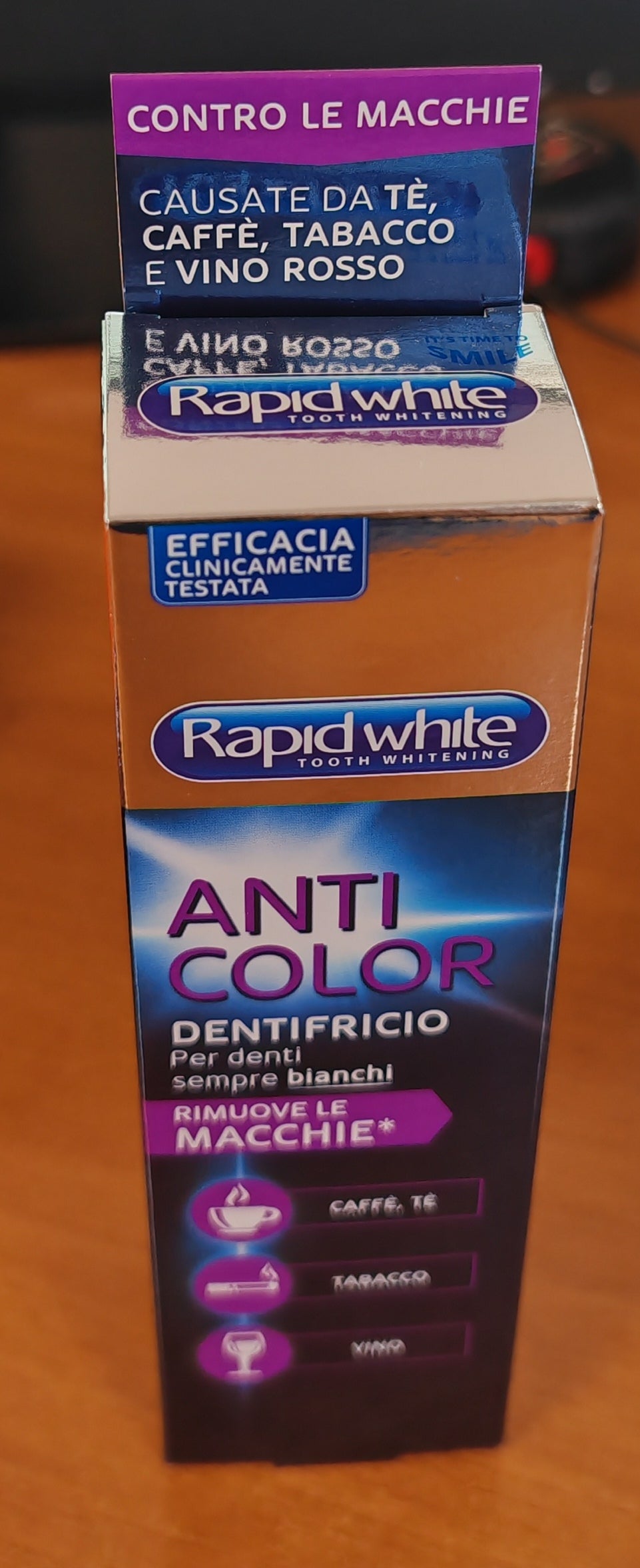 RAPID WHITE DENTIFRICIO ANTICOLOR