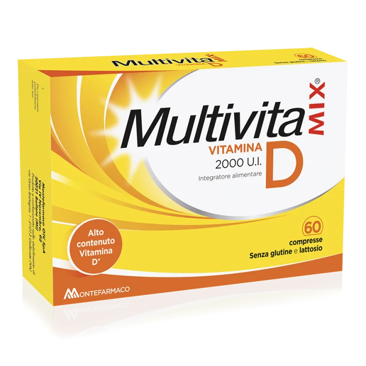 MULTIVITAMIX® VITAMINA D 2000 UI MONTEFARMACO 60 COMPRESSE