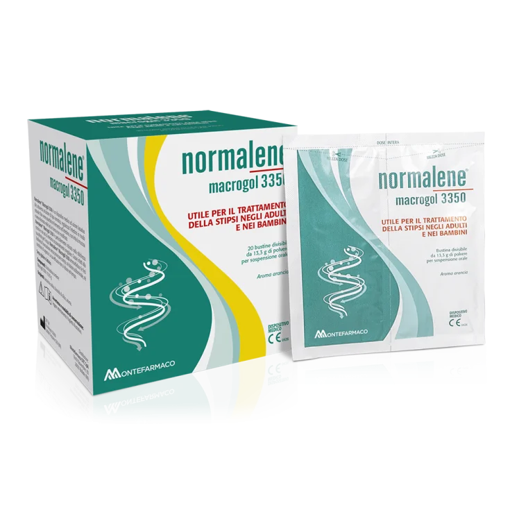 NORMALENE MACROGOL 3350 MONTEFARMACO 20 BUSTINE 935505267