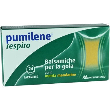 Pumilene respiro caramelle per la gola menta mandarino 70 g