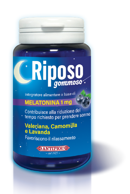 ANTIPIOL Riposo gommoso - integratore alimentare a base di MELATONINA 1mg 989264332