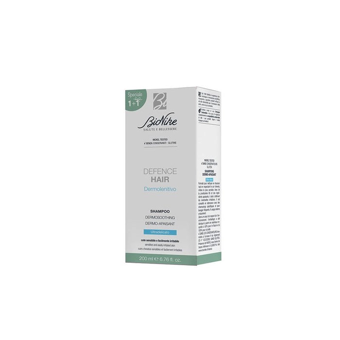 DEFENCE HAIR SHAMPOO ULTRADELICATO DERMOLENITIVO BIONIKE 200ML- OFFERTA 1+1 Oppure SCONTO 50% su pezzo singolo.
