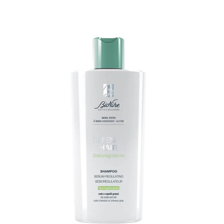 DEFENCE HAIR SHAMPOO NORMALIZZANTE SEBOREGOLATORE BIONIKE 200ML - OFFERTA 1+1 Oppure SCONTO 50% su pezzo singolo.