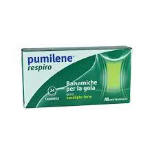 Pumilene Respiro Caramelle Balsamiche Gola 24 Pezzi eucalipto forte