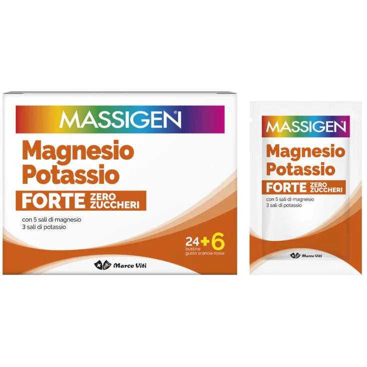 MAGNESIO E POTASSIO FORTE ZERO ZUCCHERI MASSIGEN 30 BUSTINE "945030791"