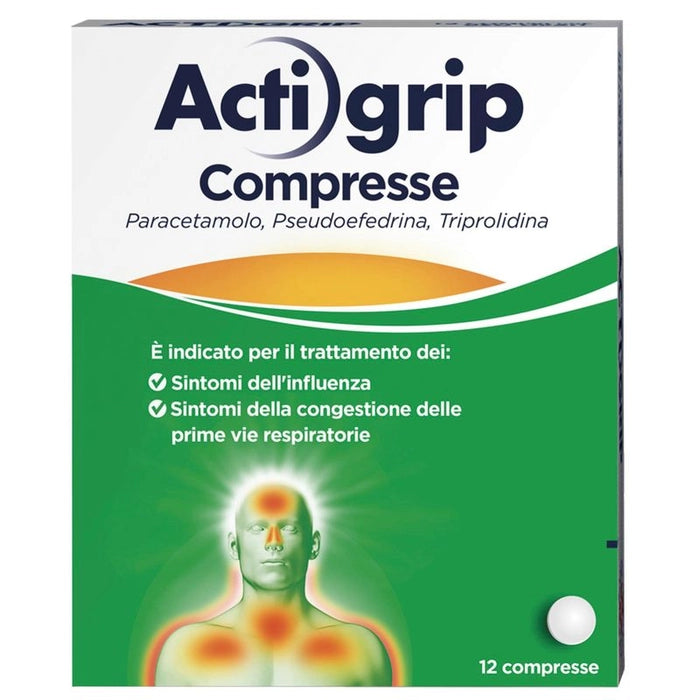 Actigrip 12 compresse