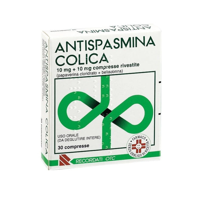 Antispasmina Colica 10mg + 10mg 30 compresse rivestite