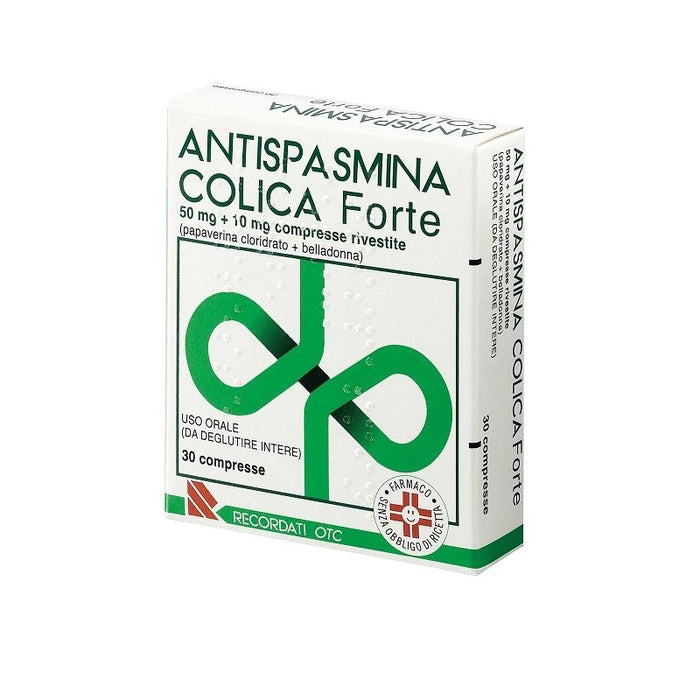 Antispasmina Colica Forte 50mg + 10mg 30 compresse rivestite