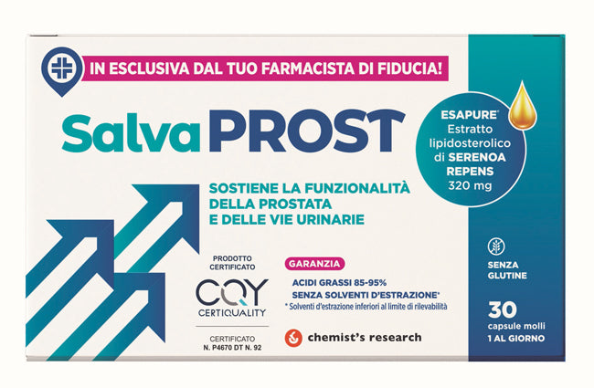 SALVAPROST 30CPS MOLLI (DUE PACCHI = 60 CAPSULE PER DUE MESI DI UTILIZZO)