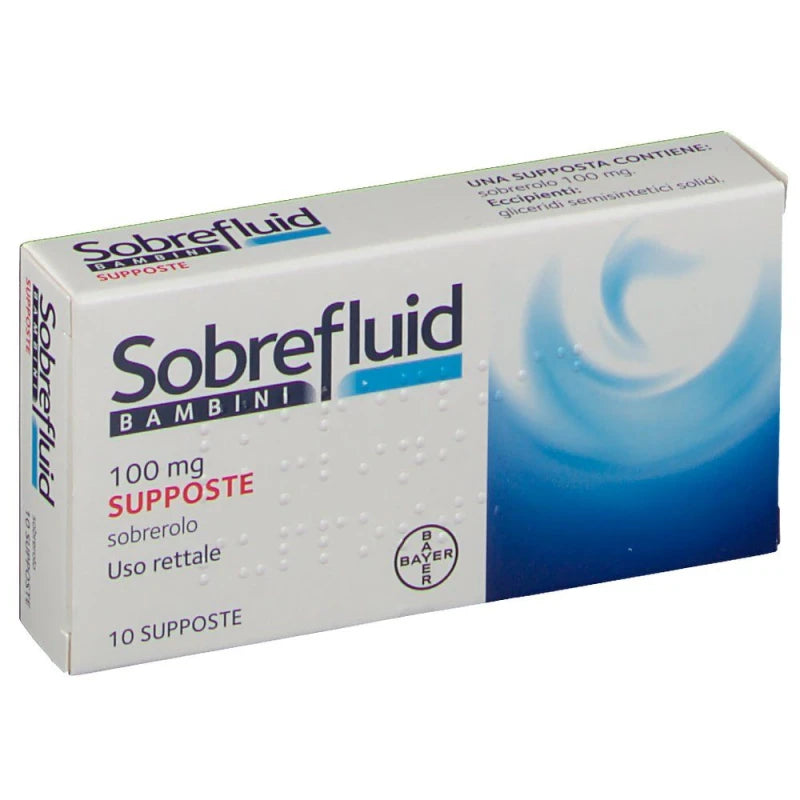 Sobrefluid 100mg Bambini Bayer 10 Supposte