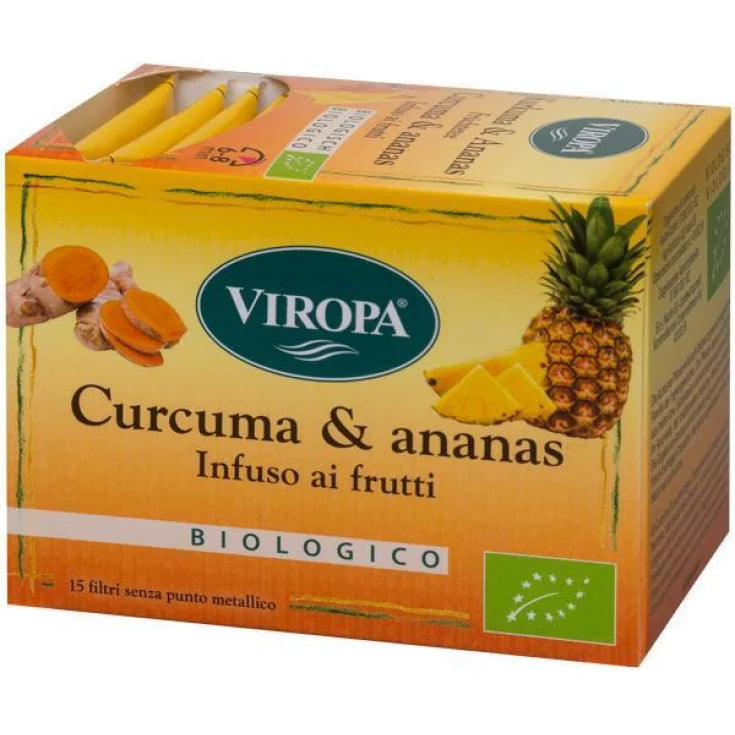 VIROPA CURCUMA & ANANAS BIO INFUSO SENZA GLUTINE15 BUSTINE