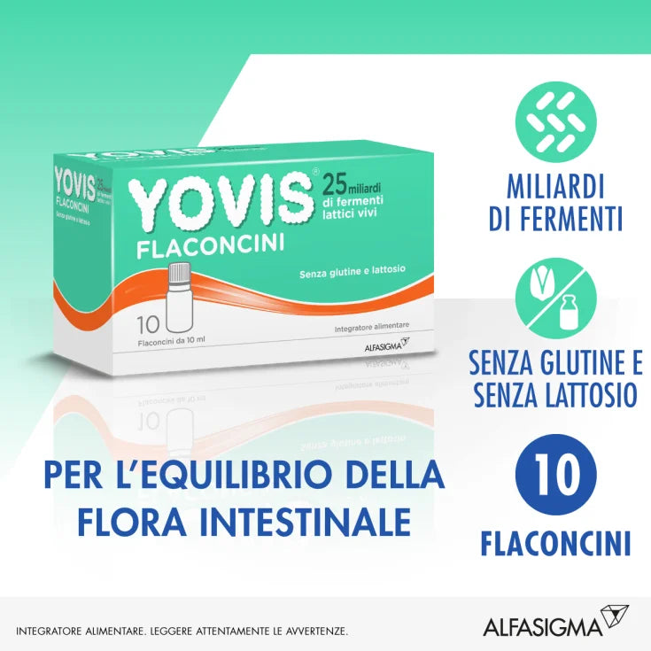YOVIS 25 MILIARDI ALFASIGMA 10 FLACONCINI