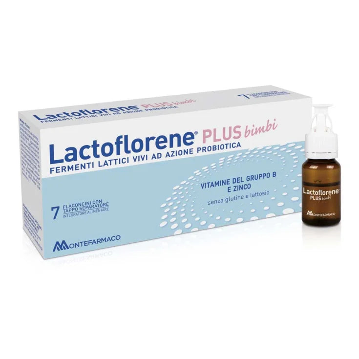 LACTOFLORENE® PLUS BIMBI MONTEFARMACO 7 FLACONCINI