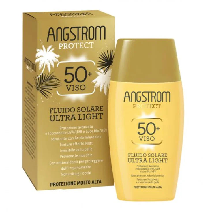 FLUIDO SOLARE ULTRA LIGHT SPF50+ ANGSTROM 40ML