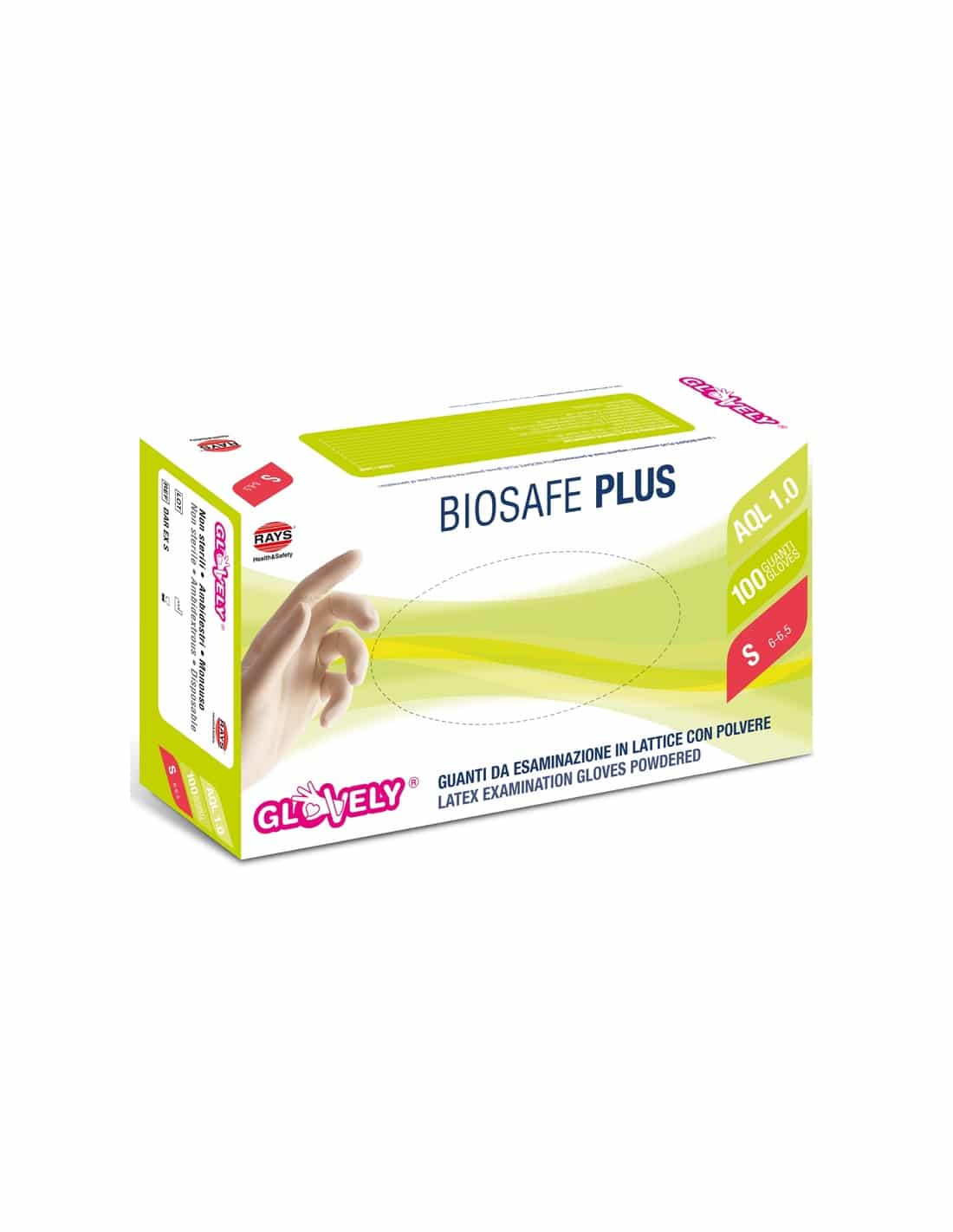 BIOSAFE PLUS GUANTO LAT C/P L