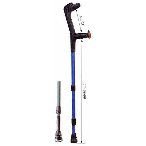 BASTONE C/AMMORT MET 2PZ 612