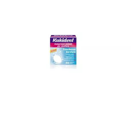 Procter & Gamble Kukident Cleanser Fresch 88 Compresse Pulizia Protesi Dentarie
