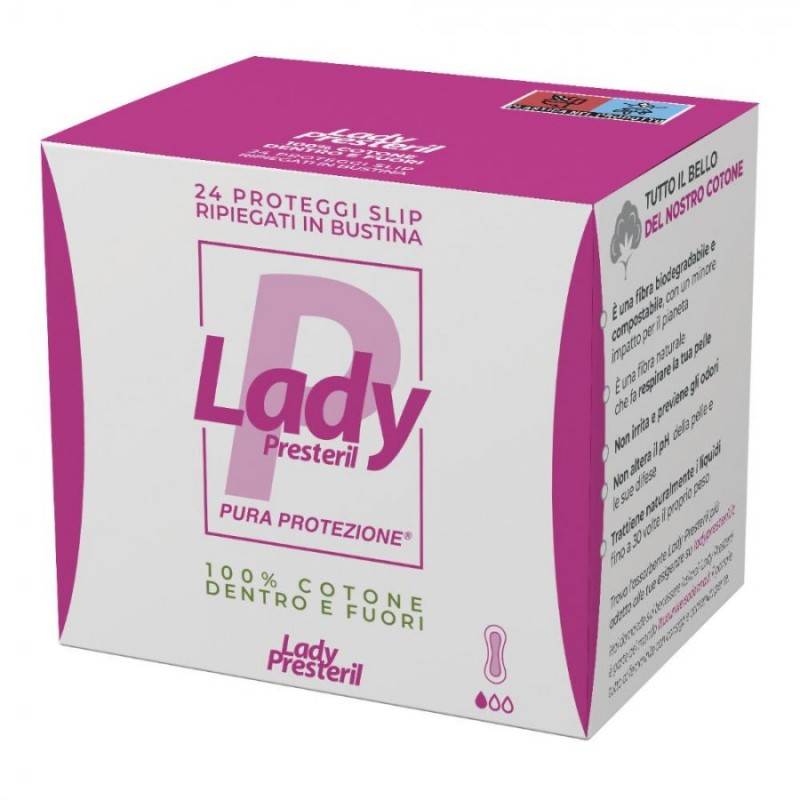 LADY PRESTERIL PROTEGGI/SLIP RIPIEGATI BIODEGRADABILE