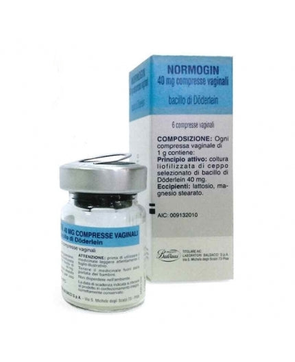NORMOGIN 6CPR VAG 40MG Produttore: LABORATORI BALDACCI SPA