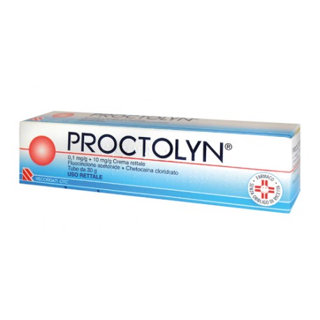 Recordati Proctolyn Crema Rettale 30 g per Emorroidi
