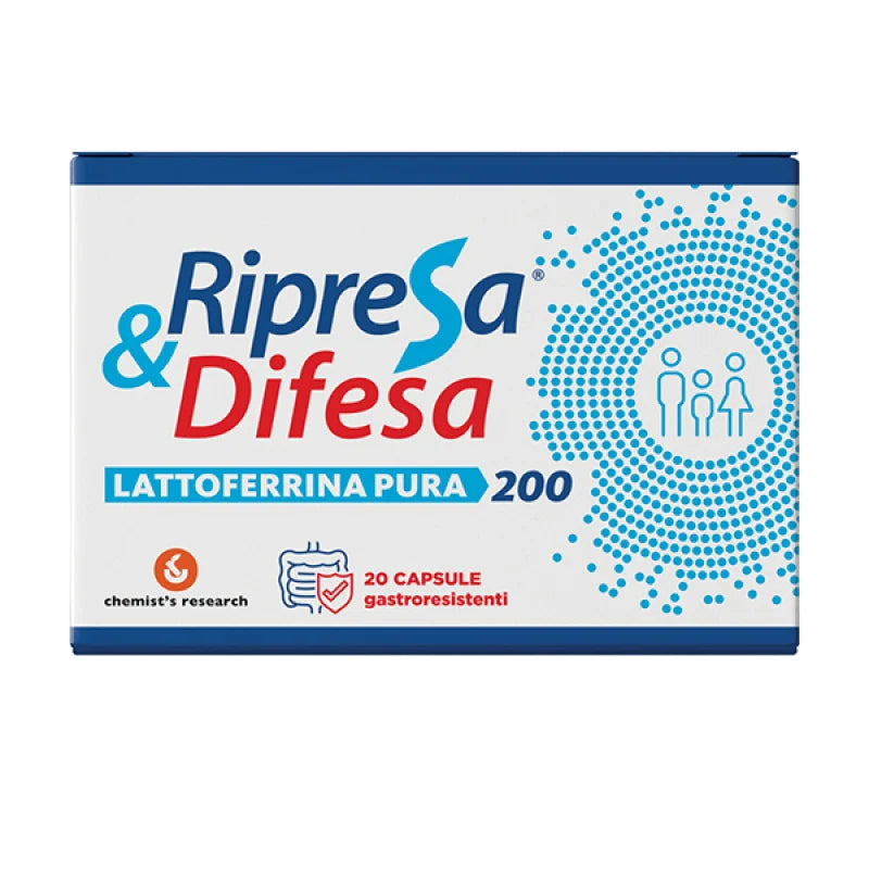 RIPRESA&DIFESA LATTOFERRINA PURA 200 20 CAPSULE GASTRORESISTENTI