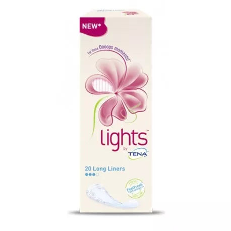 Tena Lights Long Proteggi Slip per le perdite urinarie 20 pezzi
