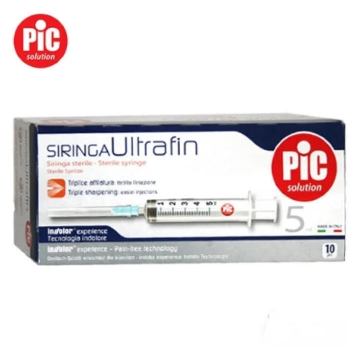 SIRINGA ULTRAFIN 5ML PIC 10 PEZZI