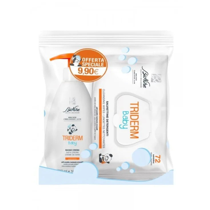BAGNO CREMA + SALVIETTE TRIDERM BABY BIONIKE