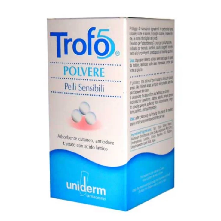 TROFO5 POLVERE PELLI SENSIBILI UNIDERM 50G