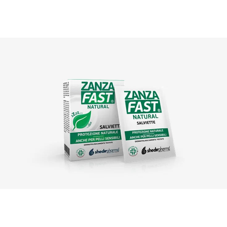 ZANZAFAST® NATURAL SHEDIRPHARMA® 10 SALVIETTE MONOUSO