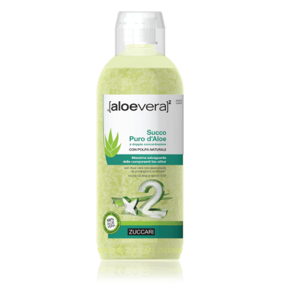 ZUCCARI ALOE VERA 2 SUCCO PURO 100% ALOEVERA2 1000 ML EAN 8026380801008 MINSAN: 925329500