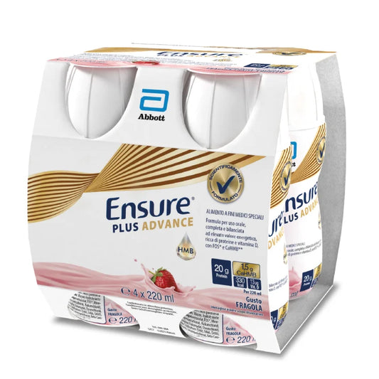 ENSURE PLUS ADVANCE FRAGOLA ABBOTT 4X220ML