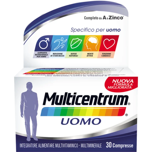 MULTICENTRUM UOMO INTEGRATORE ALIMENTARE 30 COMPRESSE