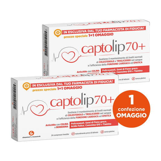 CAPTOLIP 70+ 24CPR 1+1