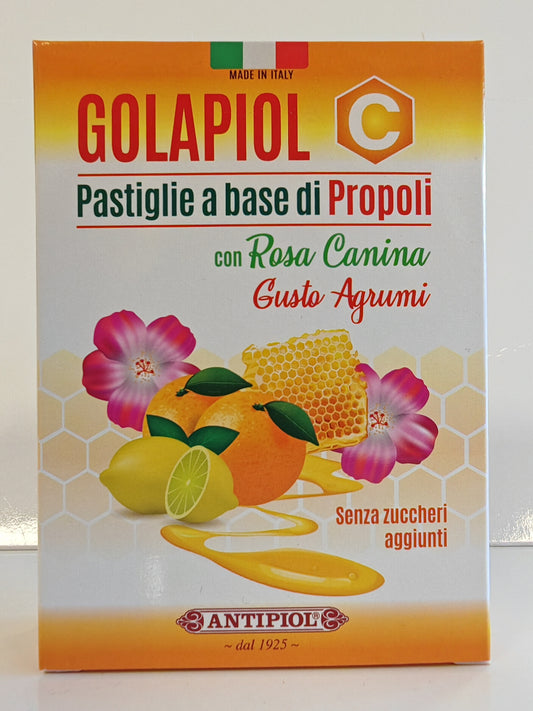 Golapiol C Agrumi Senza Zucchero 24 Pastiglie