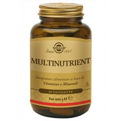 Solgar Multinutrient Integratore di vitamine e minerali 30 tavolette 934512726