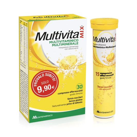 MULTIVITAMIX® MONTEFARMACO 30 COMPRESSE EFFERVESCENTI PROMO 930517901