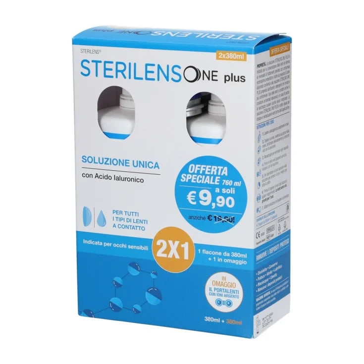 STERILENS ONE PLUS SOLUZIONE UNICA EUROSPITAL 2X380ML