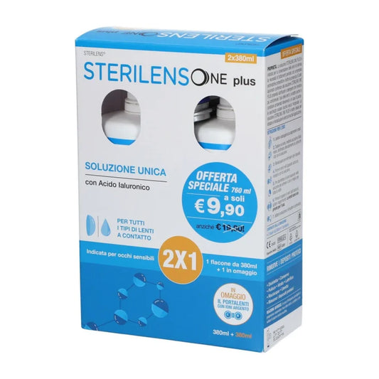 STERILENS ONE PLUS SOLUZIONE UNICA EUROSPITAL 2X380ML
