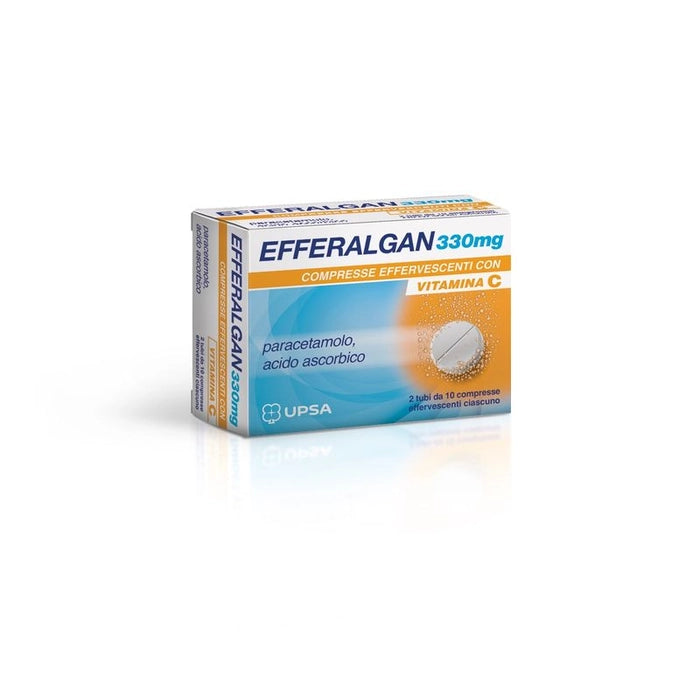 Efferalgan 330+220mg vitamina C 20 compresse effervescenti