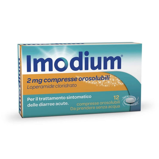 Imodium 2 mg 12 Compresse Orosolubili