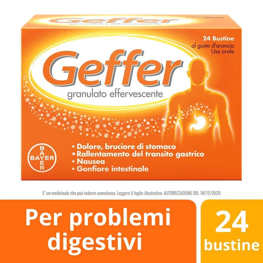 Geffer Trattamento Iperacidità granulato 24 Bustine 5g