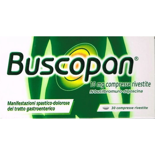 Buscopan antispastico antidolorifico gastrico, genito-urinario 30 Compresse 10mg