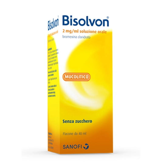BISOLVON MUCOLITICO SOLUZIONE ORALI 2 MG/ML 40 ML