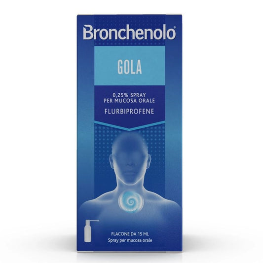 Bronchenolo gola spray 0,25% 15 ml
