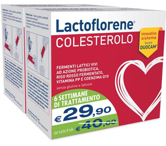 LACTOFLORENE COLESTEROLO BIPACK 40 BUSTINE