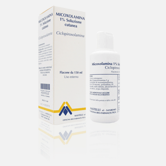 MICOXOLAMINA SOLUZIONE CUTANEA 150ML 1% di: Mastelli MPN: 025235110